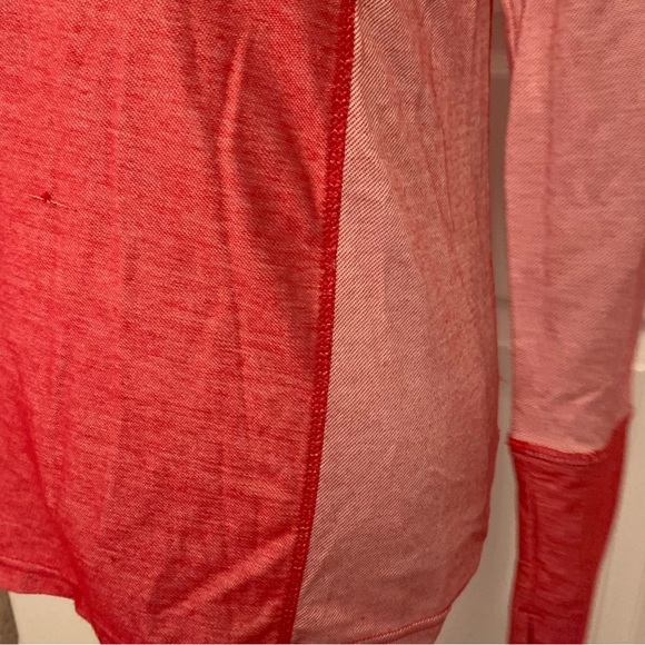 University of Nebraska UNL 3/4 zip jacket size S thumbhole sleeves two tone red - Picture 6 of 16